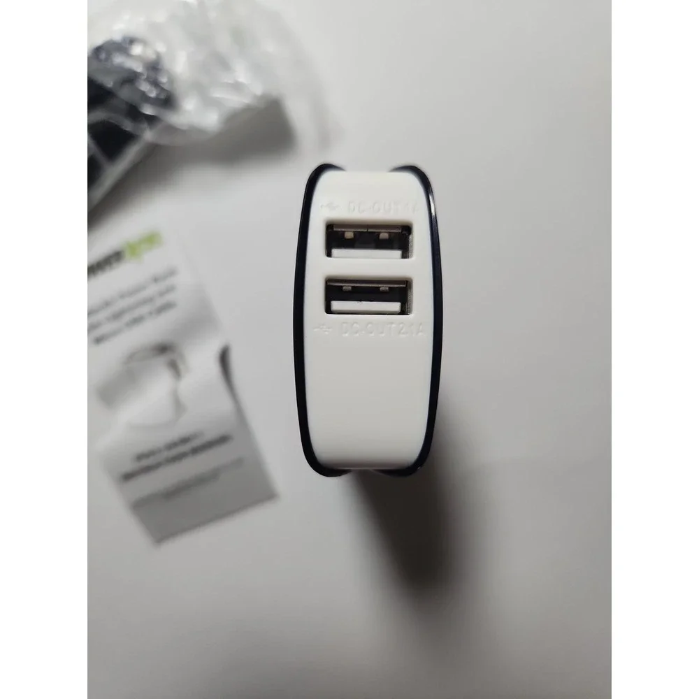 PowerXcel Power Bank Black, 5200 mAh Rapid Charge Portable Charger Thin - NEW